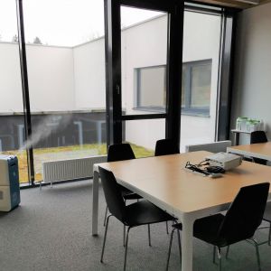 Raum zu Beginn der Vernebelung